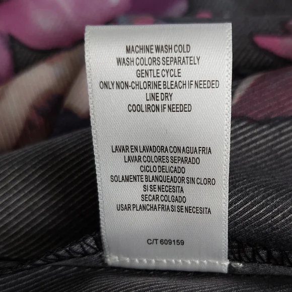 Danny and Nicole - 3/4 Puff Sleeves Ruched Floral Woven Midi Dress - Picture 7 of 7